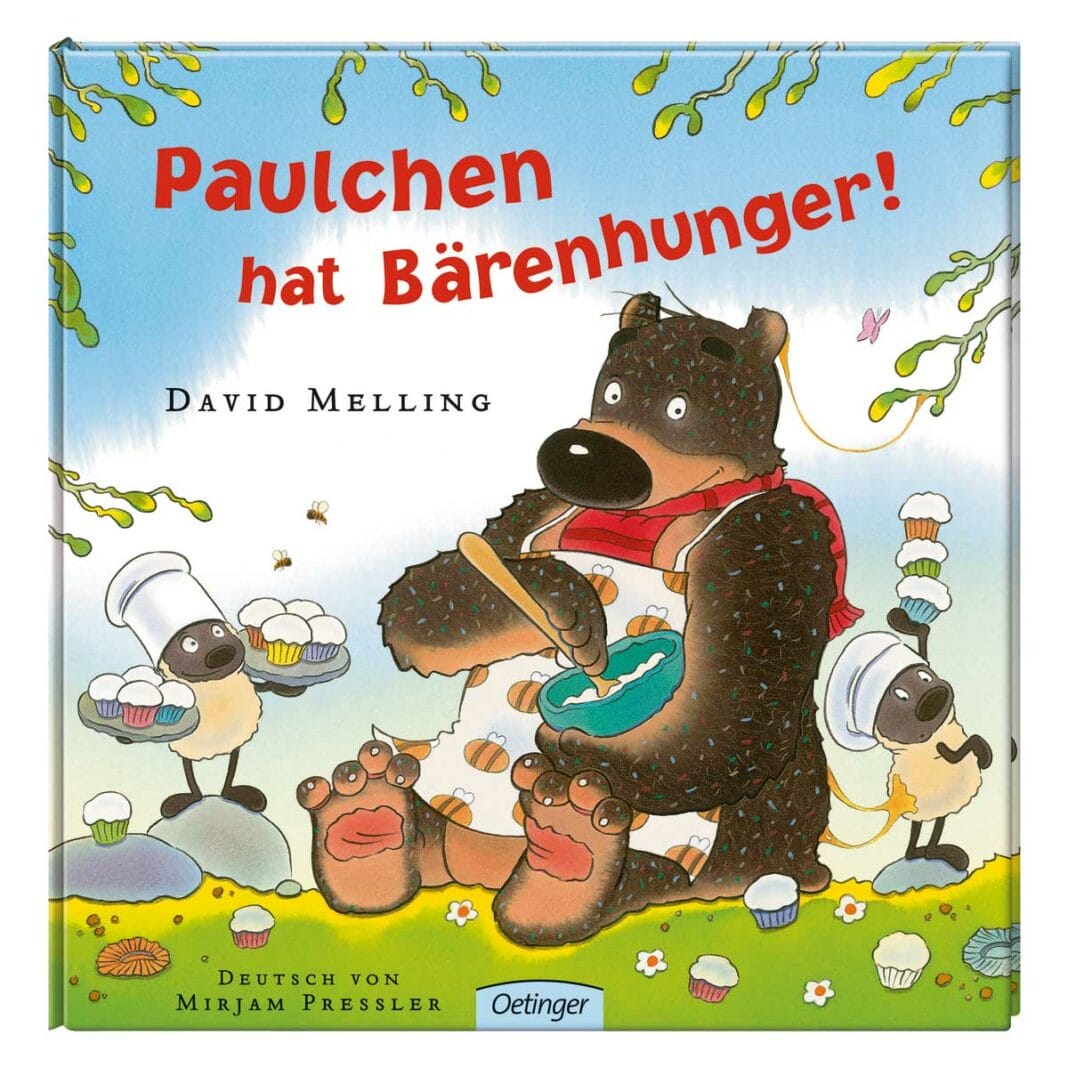 Kinderbuch Rezension – „Paulchen hat Bärenhunger“ von David Melling. (Bild: Oetinger)