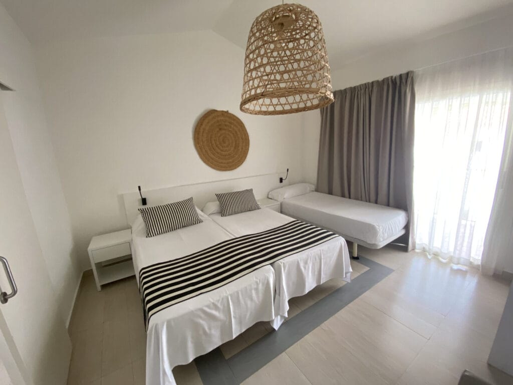 Unser Apartment im Fergus Club Europa in Pagurea. (Bild: HauptstadtPapa.com)