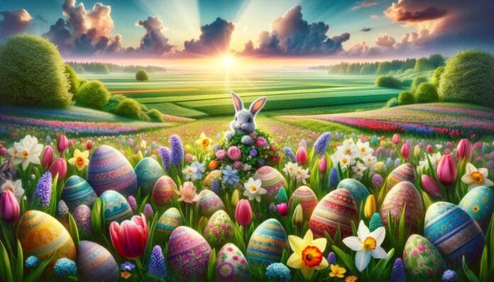 Der #HauptstadtPapa wünscht Euch frohe Ostern 2024! (Bild: HauptstadtPapa.com)