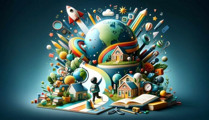 Das letzte Kindergartenjahr, auf dem Weg in die Schule. (Bild: HauptstadtPapa.com)