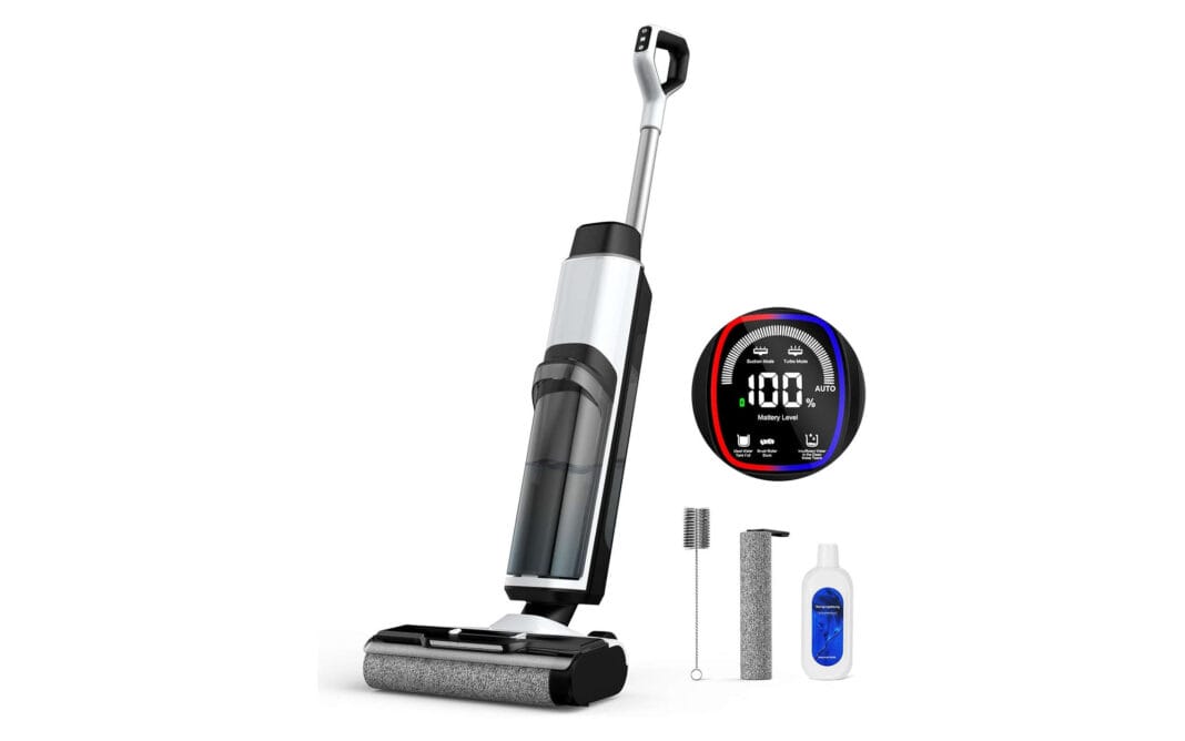 Der Wischsauger Cleanwise BVC-T8 im Alltagstest beim HauptstadtPapa. (Bild: HauptstadtPapa.com)